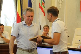 В Администрации чествовали призеров Спартакиады Дона