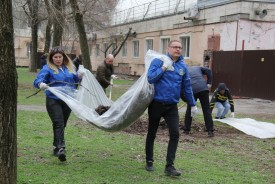 На субботник в парк «Победа» вышли 260 человек