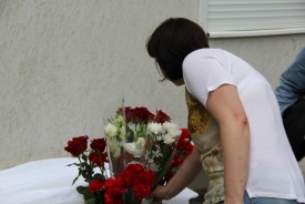 В Волгодонске открыли мемориальную доску скульптору Василию Полякову