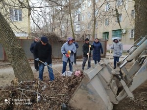 Округ №5 субботник продолжается.