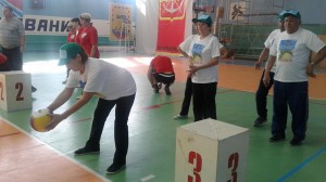Округ №5. Команда «Отличники» на спартакиаде.