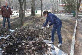 Аппарат Волгодонской Думы принял участие в городском субботнике