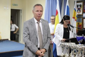 Людмила Ткаченко поздравила финалистов IV Международного турнира по плаванию на приз Ростовской АЭС