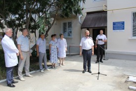 Игорь Батлуков посетил открытие филиала поликлиники на Пушкина