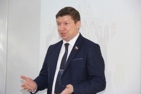 Сергей Ладанов вместе со студентами педагогического колледжа открыл «Центр притяжения»