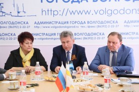 Депутат Государственной Думы Виктор Дерябкин встретился с лидерами профсоюзного движения Волгодонска