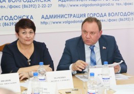 Виктор Дерябкин с рабочим визитом посетил Волгодонск