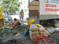 Новая детская площадка – у дома по ул. 50 лет СССР, 1