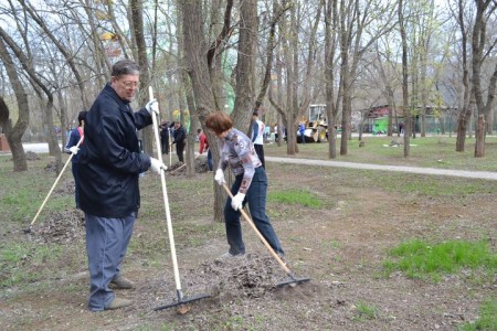Итоги городского субботника: 138 кубометров мусора вывезено из парка «Победа»