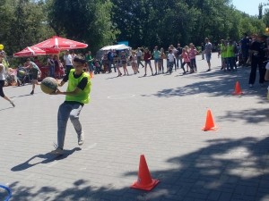 Участие детей округа 21 в эстафетах