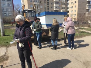 Субботник в округе № 7.