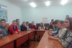 Встреча старшеклассников школы №12 с депутатом Н.В.Пушкаревой