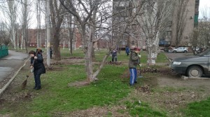 Субботник в микрорайоне №17