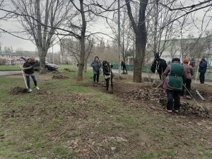 Субботник в микрорайоне №17
