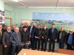 Вручение медалей ликвидаторам ЧАЭС в 21 округе