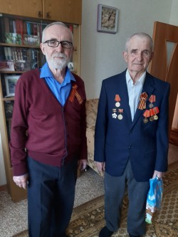 Поздравление ветеранов ВОВ с Днем Победы в 11 округе