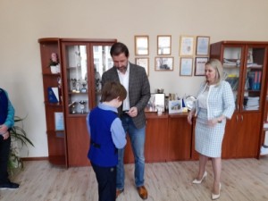 Алексей Брежнев поздравил победителей XIII городского открытого Ушаковского фестиваля в восьмой школе