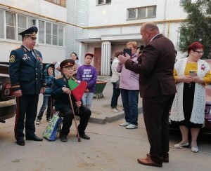9 округ. поздравление ветерана