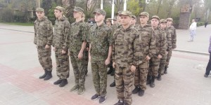 Первый округ  Смотр строя и песни