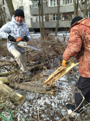 В округе 16 проведен субботник