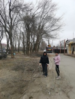 Субботник со студентами МИФИ