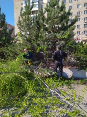 В округе 16 проведен  очередной субботник! 