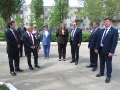В больнице № 1 Волгодонска открыли памятный знак, посвященный ее юбилею