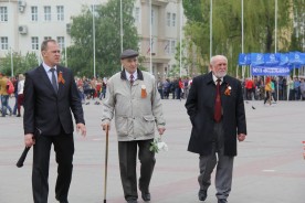 Волгодонск отметил 72-ю годовщину Великой Победы