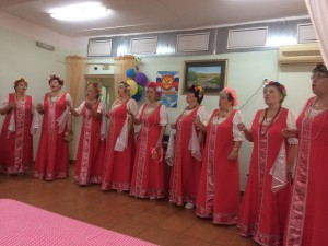 Праздник в доме пристарелых