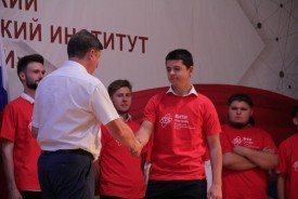 Сергей Ладанов поздравил первокурсников МИФИ с поступлением в институт