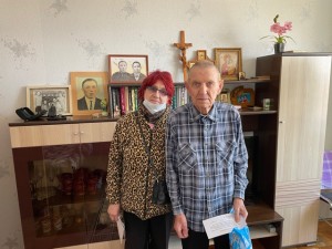 Поздравление ветеранов 8 округа