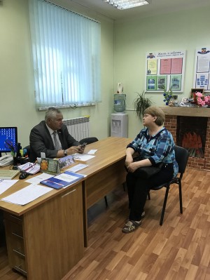 В микрорайоне "Звёздный" избирательного округа №15 состоялся очередной, июньский приём граждан по личным вопросам
