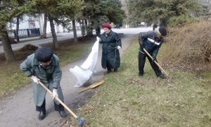 Первый весенний субботник в первом округе