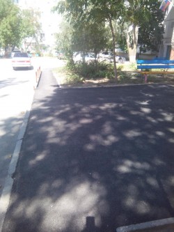 Ремонт тротуаров в 20 микрорайоне