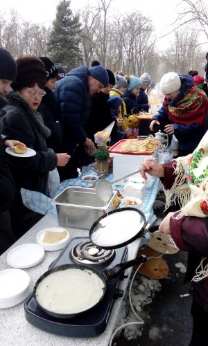 В первом округе проводили зиму