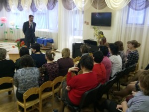 Алексей Брежнев в гостях у детского сада Гусельки