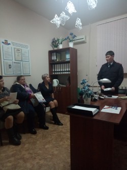  Отчёт участкового перед жителями 20 округа