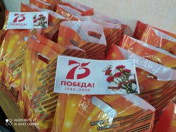 Округ №5 Поздравление ветеранов с наступающим ДНЕМ ПОБЕДЫ.