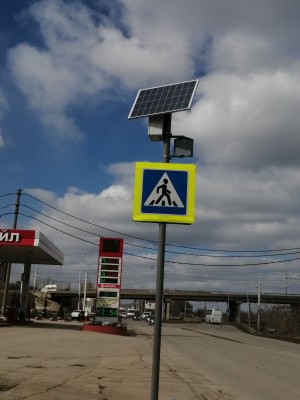 Установка автономных светофоров в 10 округе