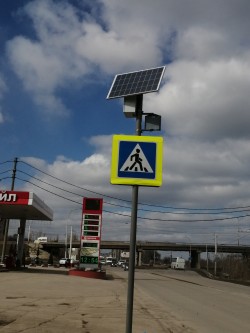 Установка автономных светофоров в 10 округе