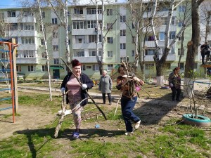 Субботник в ТОСе «Виктория» округа №5