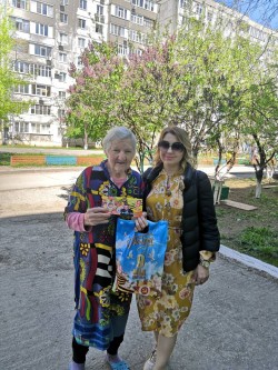Поздравление ветеранов войны-тружеников тыла в 21 округе!