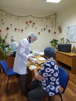 26 декабря 2021 в округе №16 работал выездной пункт вакцинации