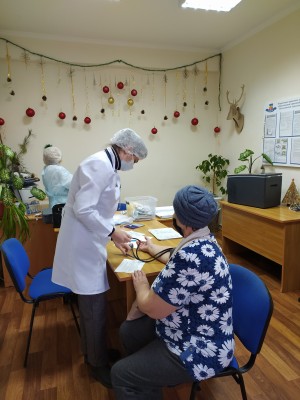 26 декабря 2021 в округе №16 работал выездной пункт вакцинации