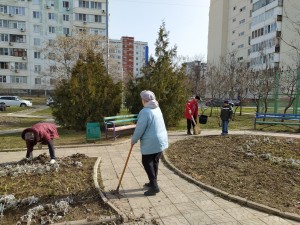 В округе №16 начались субботники