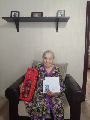 05 мая свой юбилей отметила труженица тыла в 10 округе