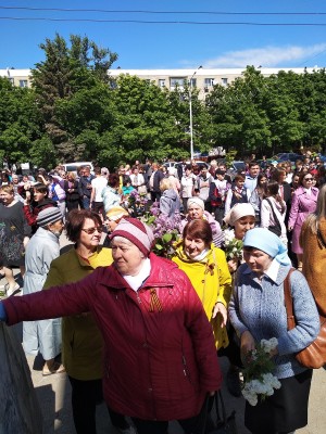 9 округ. Митинг памяти. Возложение цветов 