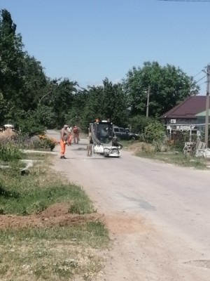 в 10 округе начался ямочный ремонт