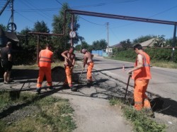Поднятие уровня асфальта 10 округ