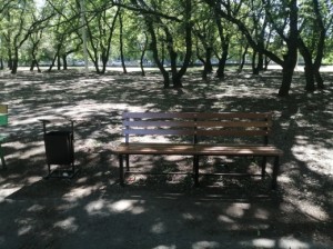 Новые лавочки в "Дубравушке"